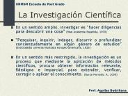La Investigaci