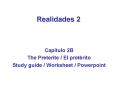 Realidades 2 PowerPoint PPT Presentation