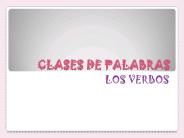 CLASES DE PALABRAS