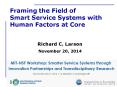 Framing the Field of Smart Service Systems with Human Factors at Core PowerPoint PPT Presentation