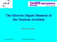 The Electric Dipole Moment of the Neutron revisited PowerPoint PPT Presentation