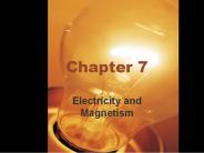 Electricity and Magnetism