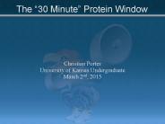 The "30 Minute" Protein Window (1)