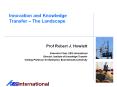 Innovation and Knowledge Transfer  PowerPoint PPT Presentation