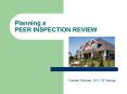 Planning a PEER INSPECTION REVIEW PowerPoint PPT Presentation