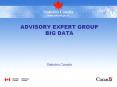 Advisory Expert Group Big Data PowerPoint PPT Presentation