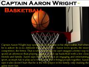 Captain Aaron Wright - Basketball