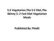 5:2 Vegetarian Fast Diet Books Collection | Plodit Wholesale