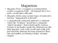 Magnetism PowerPoint PPT Presentation