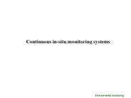 Environmental monitoring