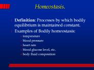 Homeostasis.