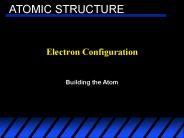 Electron Configuration