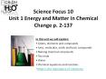 Science%20Focus%2010%20Unit%201%20Energy%20and%20Matter%20in%20Chemical%20Change%20p.%202-137 PowerPoint PPT Presentation
