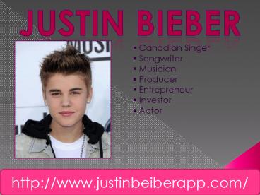 Justin Beiber App (1)