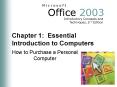 Chapter 1: Essential Introduction to Computers PowerPoint PPT Presentation