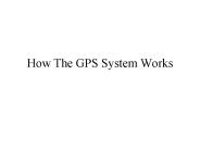 How The GPS System Works