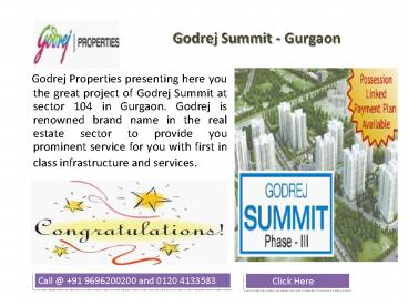 Read More About Godrej Summit - Sector 104 Gurgaon