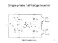 Single-phase half-bridge inverter PowerPoint PPT Presentation