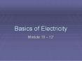 Basics of Electricity PowerPoint PPT Presentation