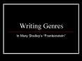 Writing Genres PowerPoint PPT Presentation