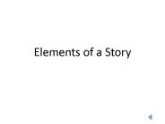 Elements of a Story