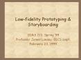 Low-fidelity%20Prototyping%20 PowerPoint PPT Presentation