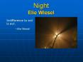 Night Elie Wiesel PowerPoint PPT Presentation