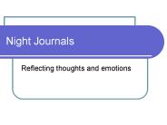 Night Journals