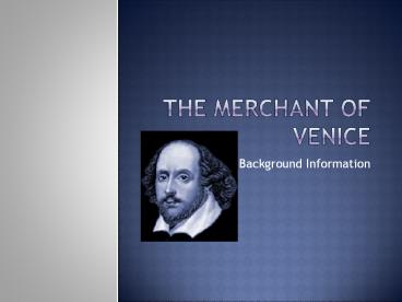 The Merchant of Venice