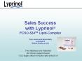 Sales Success with Lyprinol PowerPoint PPT Presentation