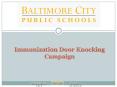Immunization Door Knocking Campaign PowerPoint PPT Presentation