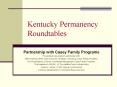 Kentucky Permanency Roundtables PowerPoint PPT Presentation