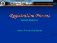 Registration Process PowerPoint PPT Presentation
