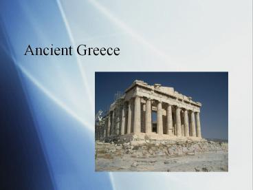 Ancient Greece