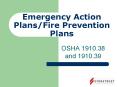 OSHA 1910.38 and 1910.39 PowerPoint PPT Presentation