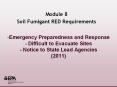 Emergency Preparedness and Response - Difficult to Evacuate Sites - Notice to State Lead Agencies (2011) PowerPoint PPT Presentation