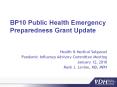 BP10 Public Health Emergency Preparedness Grant Update PowerPoint PPT Presentation