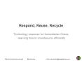 Respond, Reuse, Recycle PowerPoint PPT Presentation