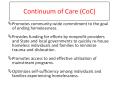 Continuum of Care (CoC) PowerPoint PPT Presentation