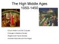 The High Middle Ages 1050-1450 PowerPoint PPT Presentation