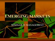 EMERGING MARKETS