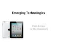 Emerging Technologies PowerPoint PPT Presentation