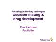 Focusing on the key challenges Decision-making PowerPoint PPT Presentation