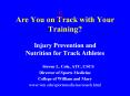 Are You on Track with Your Training? PowerPoint PPT Presentation