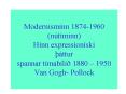 Modernisminn 1874-1960 (n PowerPoint PPT Presentation