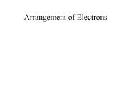 Arrangement of Electrons