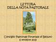 LETTURA DELLA NOTA PASTORALE    Consiglio Pastorale Foraniale di Belluno 6 ottobre 2013 PowerPoint PPT Presentation