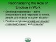 Reconsidering the Role of Emotion in Work PowerPoint PPT Presentation