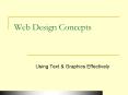 Web Design Concepts PowerPoint PPT Presentation