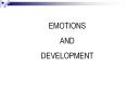 EMOTIONS PowerPoint PPT Presentation